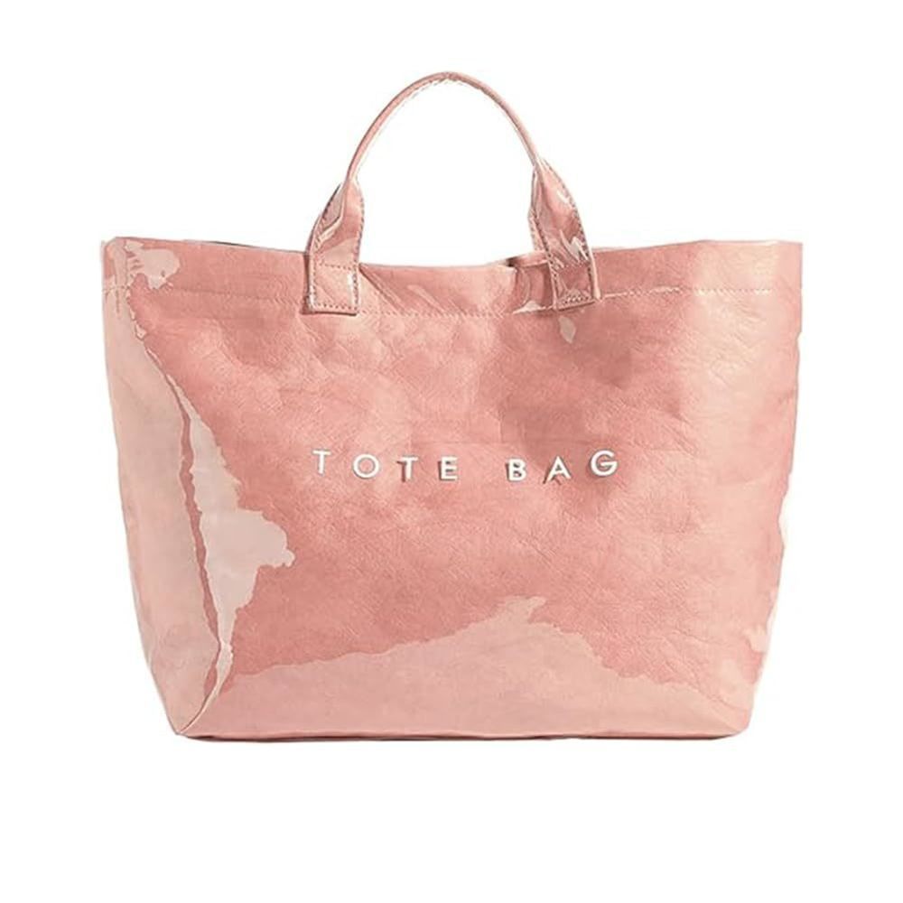 Large Pvc Tote Bag Clear Plastic Handbags Top Handle Handbag, Clear >:(